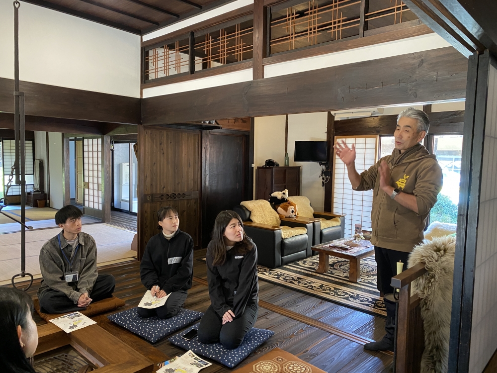 いわみ留学生交流会(いわみ地域を知る研修会)in「農家民泊 三國屋」part1